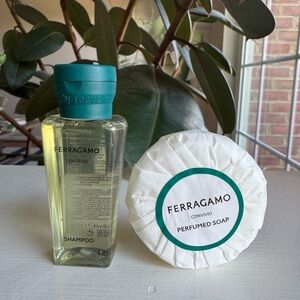 Ferragamo Convivio Shampoo 1.1 fl oz / 33 ml + Perfumed Soap 1.23 oz / 35 g NEW